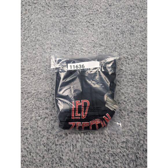 Led Zeppelin Shirt Men 2XL XXL Black Short Sleeve Band Graphic Tee Crew Neck - Picture 6 of 6